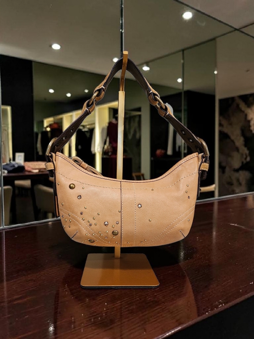 Coach SOHO 2005 Vintage Limited Edition Set w/Bronze Studs/Swarovski Stones - Picture 7 of 16